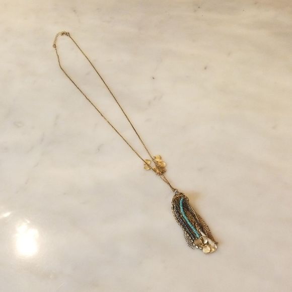 Long Boho Statemet Necklace - Picture 2 of 6